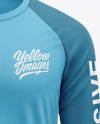 Men's Jersey Raglan Mockup