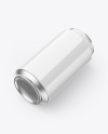 Aluminium Drink Can With Glossy Finish Mockup