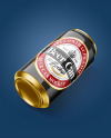 Aluminium Drink Can With Glossy Finish Mockup