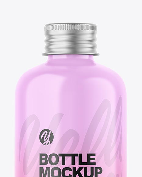 Glossy Bottle Mockup