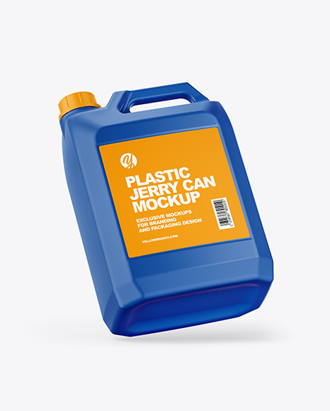 Plastic Jerry Can Mockup