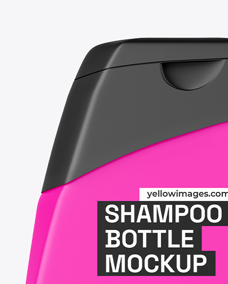 Matte Shampoo Bottle Mockup