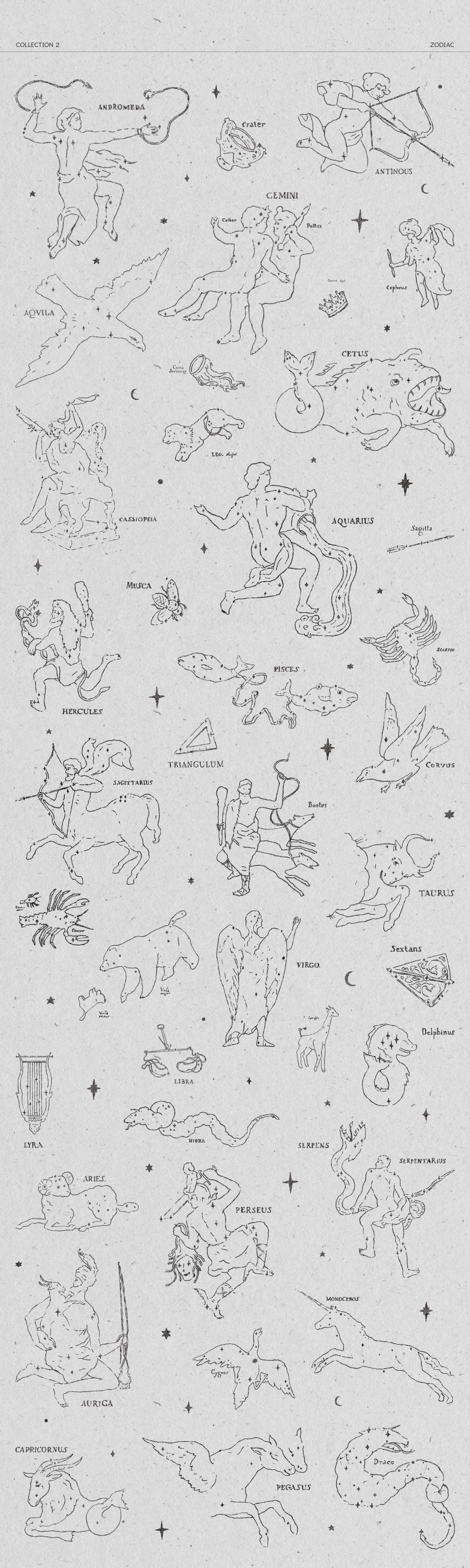 Cosmic landscapes. Galaxies, zodiac Cosmic landscapes. Galaxies, zodiac