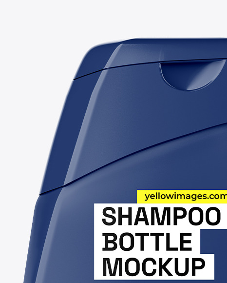 Glossy Shampoo Bottle Mockup