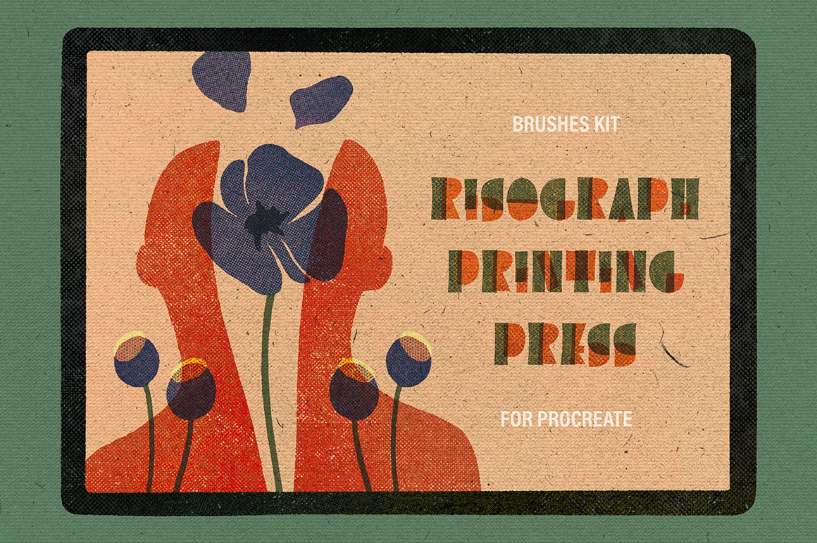 Printing Press Procreate Brushes Printing Press Procreate Brushes