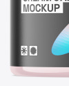 200ml Clear Cosmetic Cream Jar Mockup