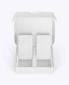 Matte Paper Box With Tea Boxes Mockup