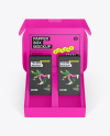 Matte Paper Box With Tea Boxes Mockup