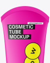 Matte Cosmetic Tube Mockup