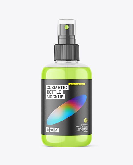 Clear Spray Bottle Mockup - Body spray bottle mockup