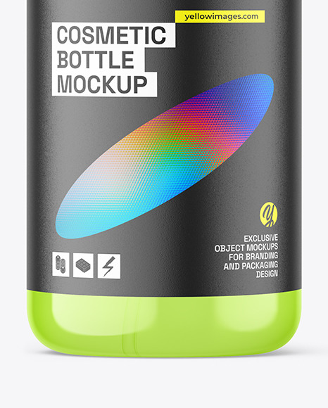 Clear Spray Bottle Mockup