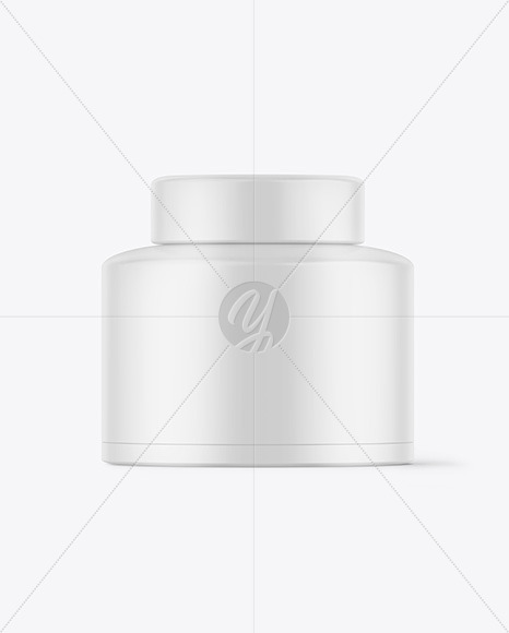 Matte Plastic Jar Mockup