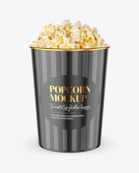 Popcorn Bucket Mockup