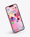 Apple iPhone 13 Pink Mockup