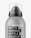 300ml Matte Aerosol Bottle Mockup