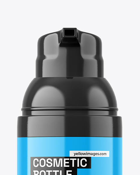 Glossy Airless Bottle Mockup