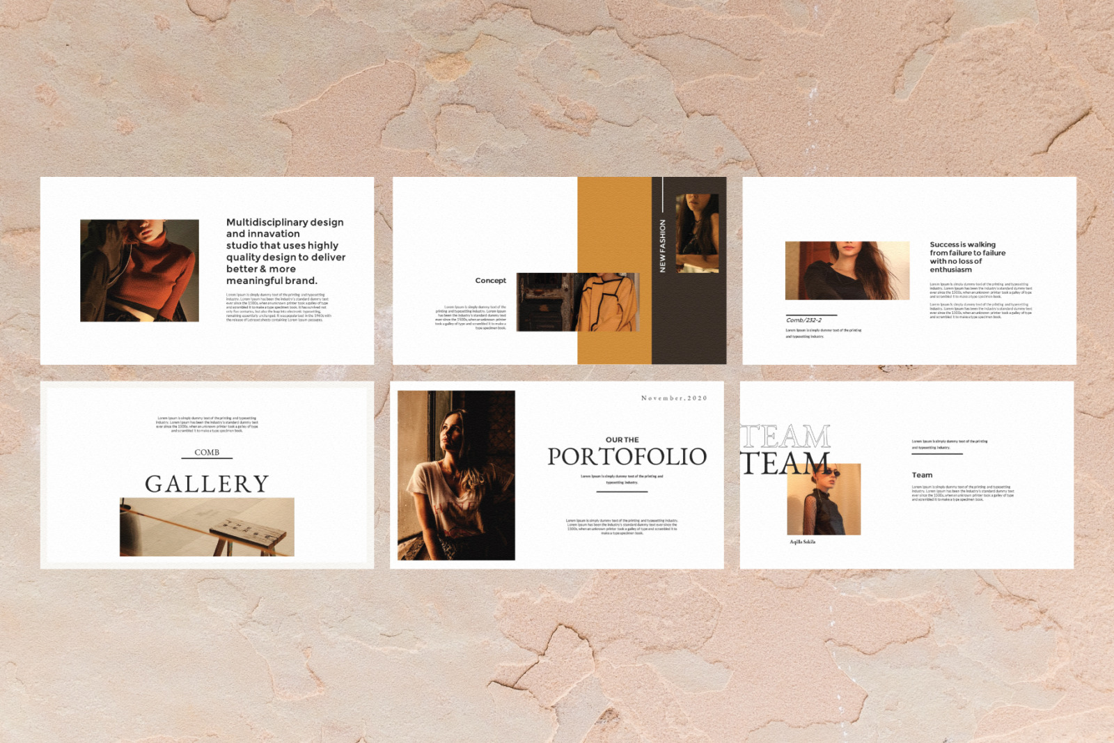 Comb Google Slide Template Comb Google Slide Template