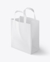 Matte Paper Bag w/ Handles Mockup