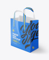 Matte Paper Bag w/ Handles Mockup