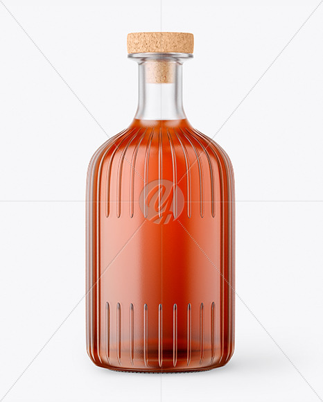 Cognac Bottle Mockup