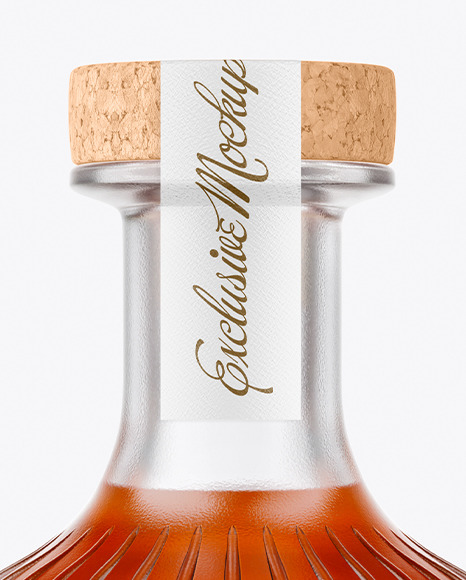 Cognac Bottle Mockup