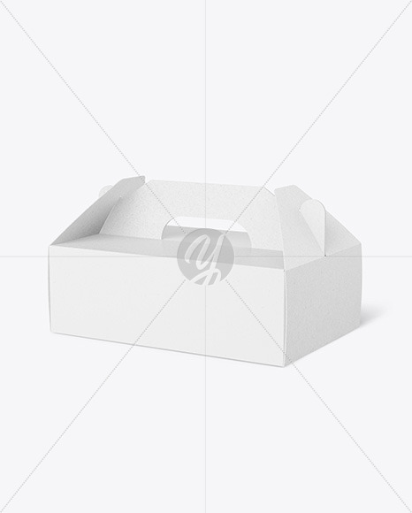 Kraft Box w/ Handle Mockup