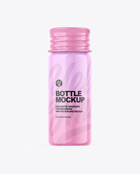 Glossy Bottle Mockup