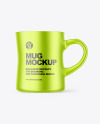Matte Metallized Mug Mockup