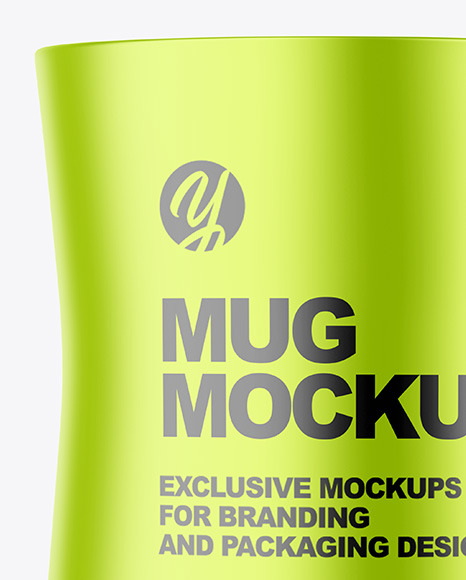 Matte Metallized Mug Mockup