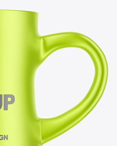 Matte Metallized Mug Mockup