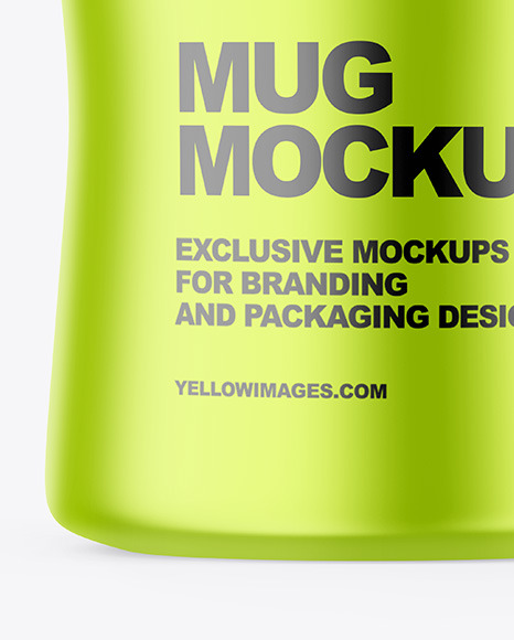 Matte Metallized Mug Mockup