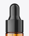 Amber Dropper Bottle Mockup