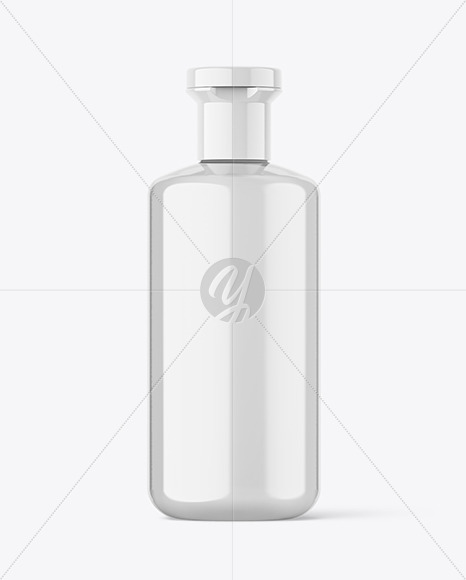 Colored Plastic Cosmetic Bottle Mockup