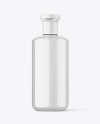 Colored Plastic Cosmetic Bottle Mockup