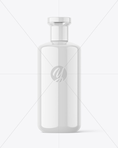 Glossy Cosmetic Bottle Mockup