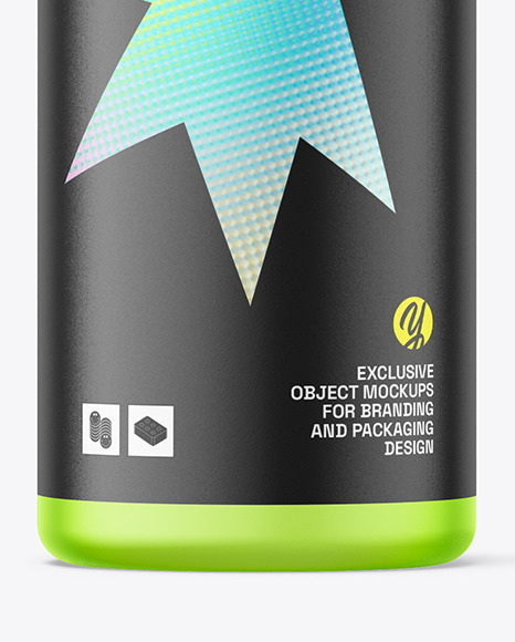 250ml Frosted Cosmetic Bottle Mockup