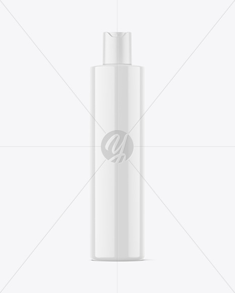 250ml Glossy Cosmetic Bottle Mockup