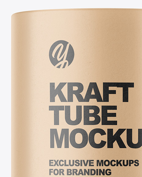 Kraft Paper Tube Mockup