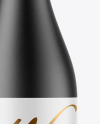 Ceramic Wine Bottle Mockup