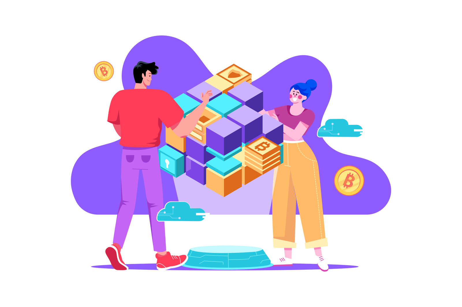 M503_Blockchain System Illustration M503_Blockchain System Illustration