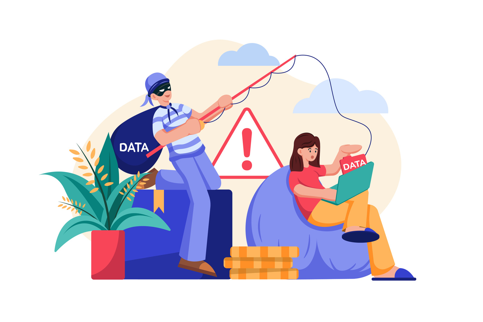 M524_Cyber Security Illustration Pack M524_Cyber Security Illustration Pack