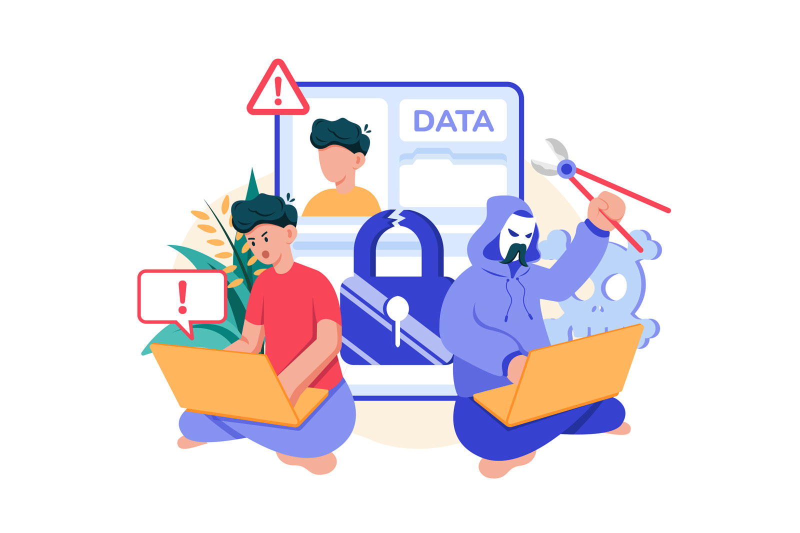 M524_Cyber Security Illustration Pack M524_Cyber Security Illustration Pack