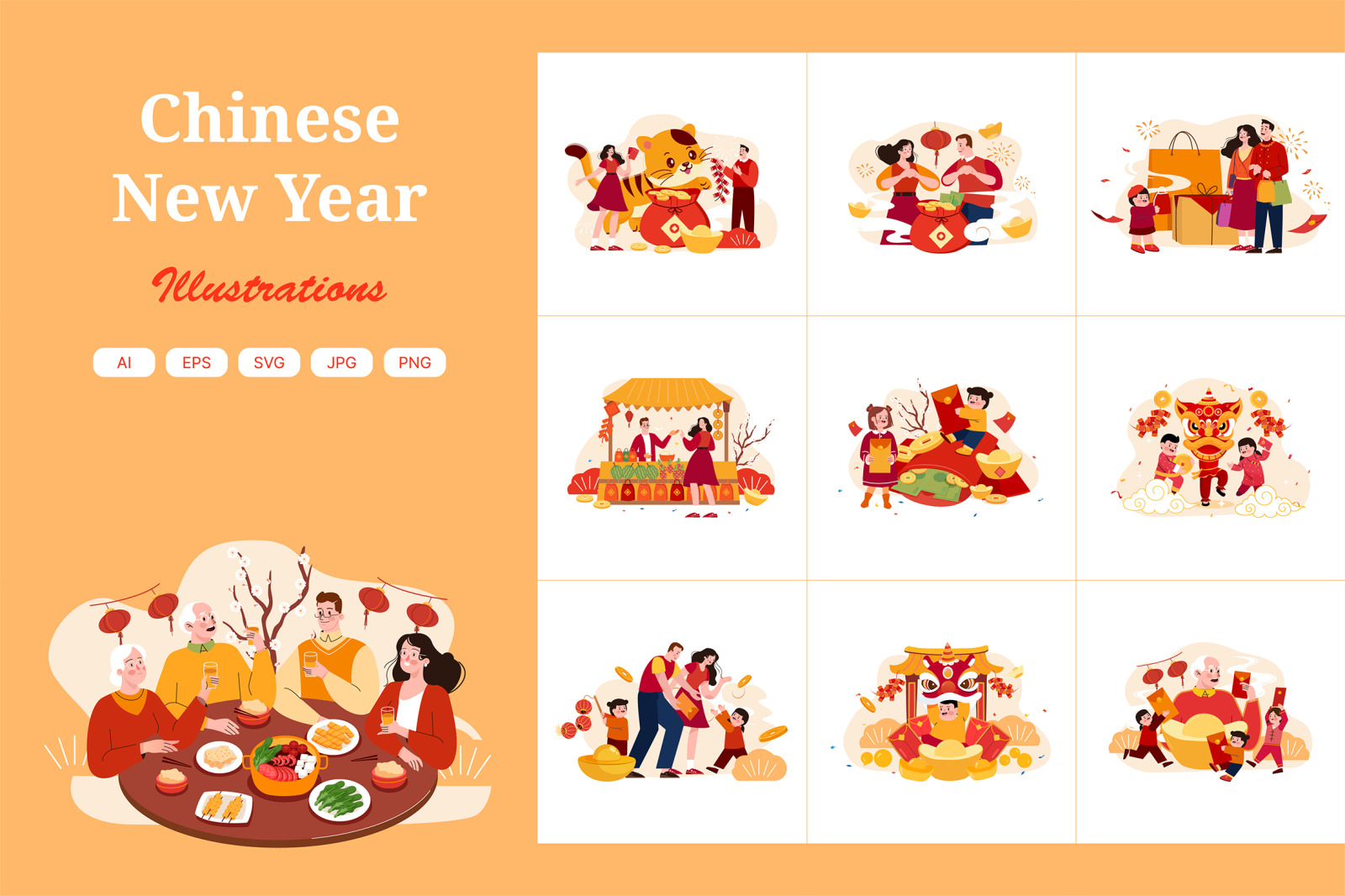 M510_Chinese New Year Illustration Pack