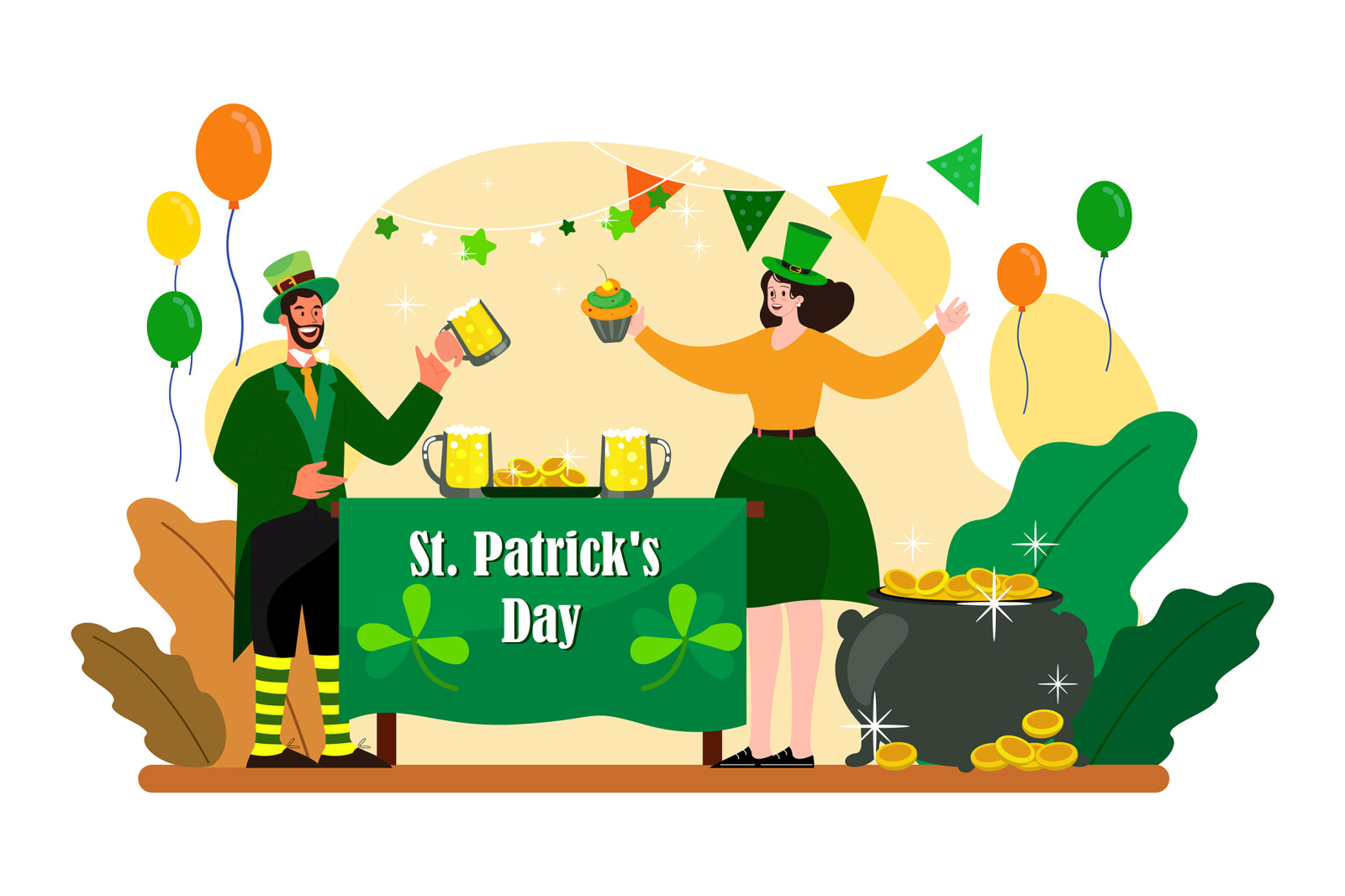 M512_St. Patrick’s Day Illustration Pack M512_St. Patrick’s Day Illustration Pack