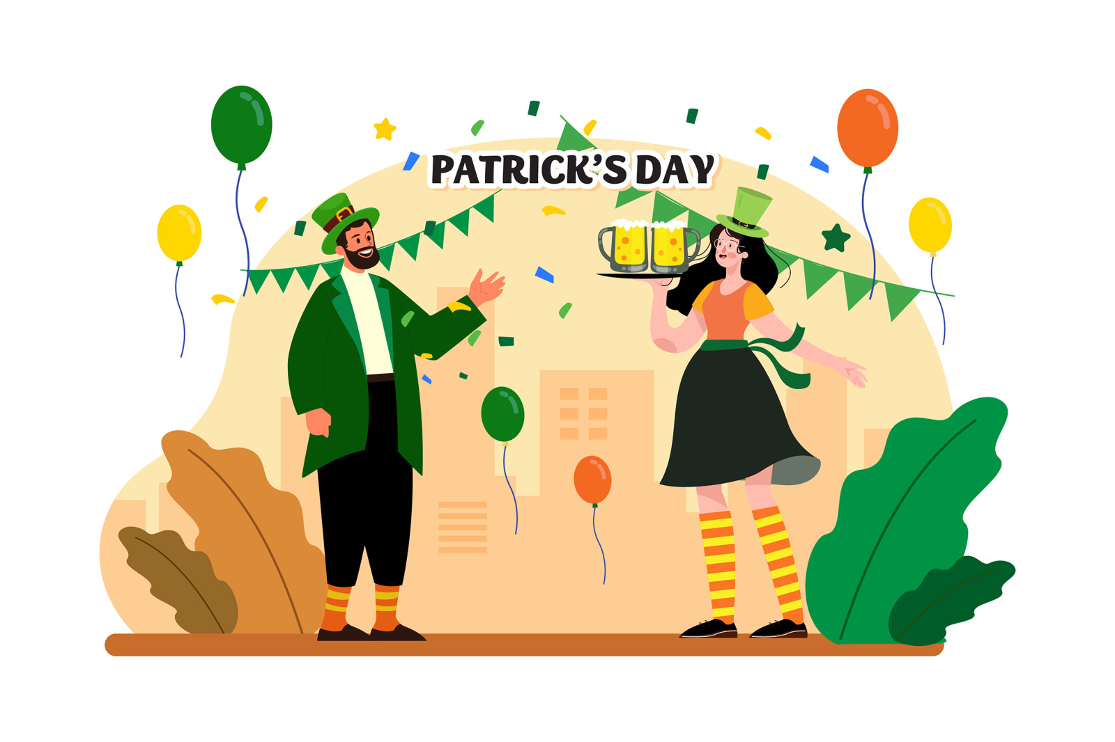 M512_St. Patrick’s Day Illustration Pack M512_St. Patrick’s Day Illustration Pack