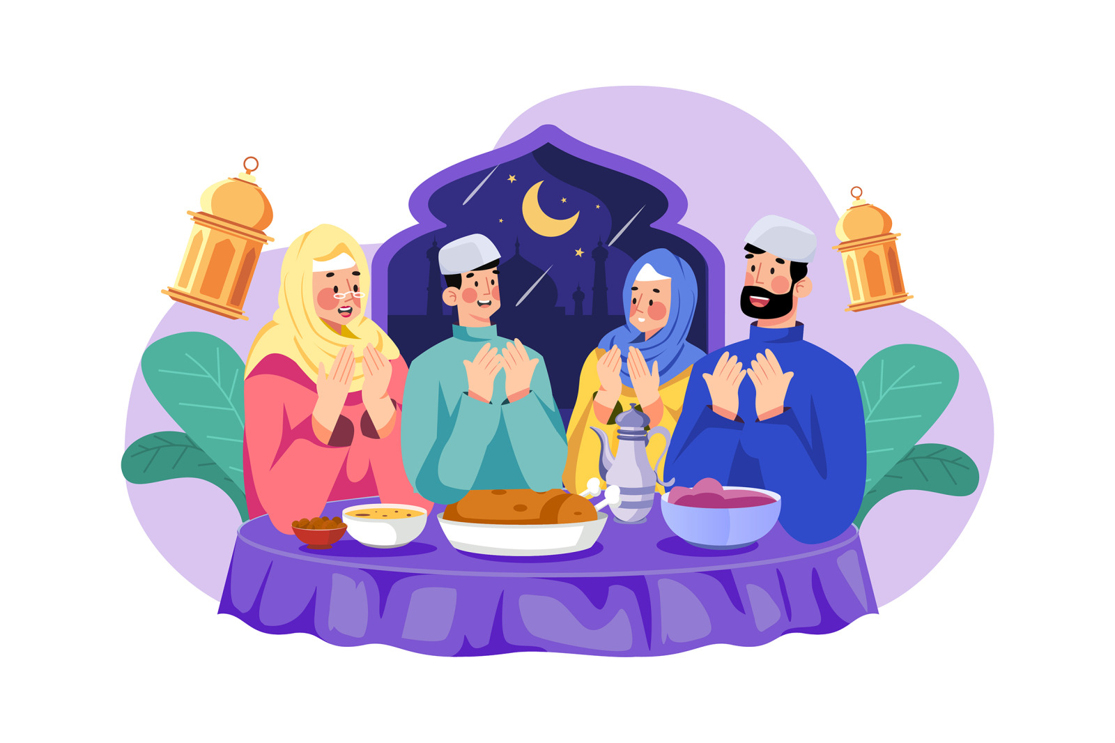 M514_Eid Al-adha Illustration Pack M514_Eid Al-adha Illustration Pack