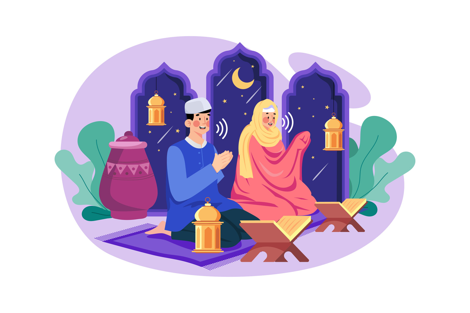 M514_Eid Al-adha Illustration Pack M514_Eid Al-adha Illustration Pack