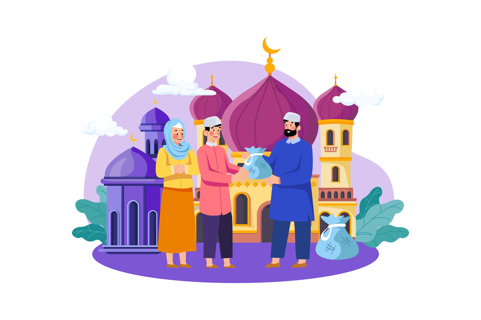M514_Eid Al-adha Illustration Pack M514_Eid Al-adha Illustration Pack