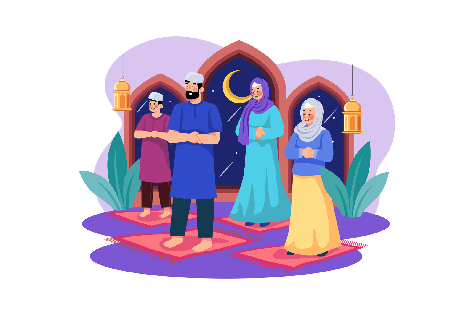 M514_Eid Al-adha Illustration Pack M514_Eid Al-adha Illustration Pack