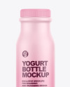 Matte Yogurt Bottle Mockup